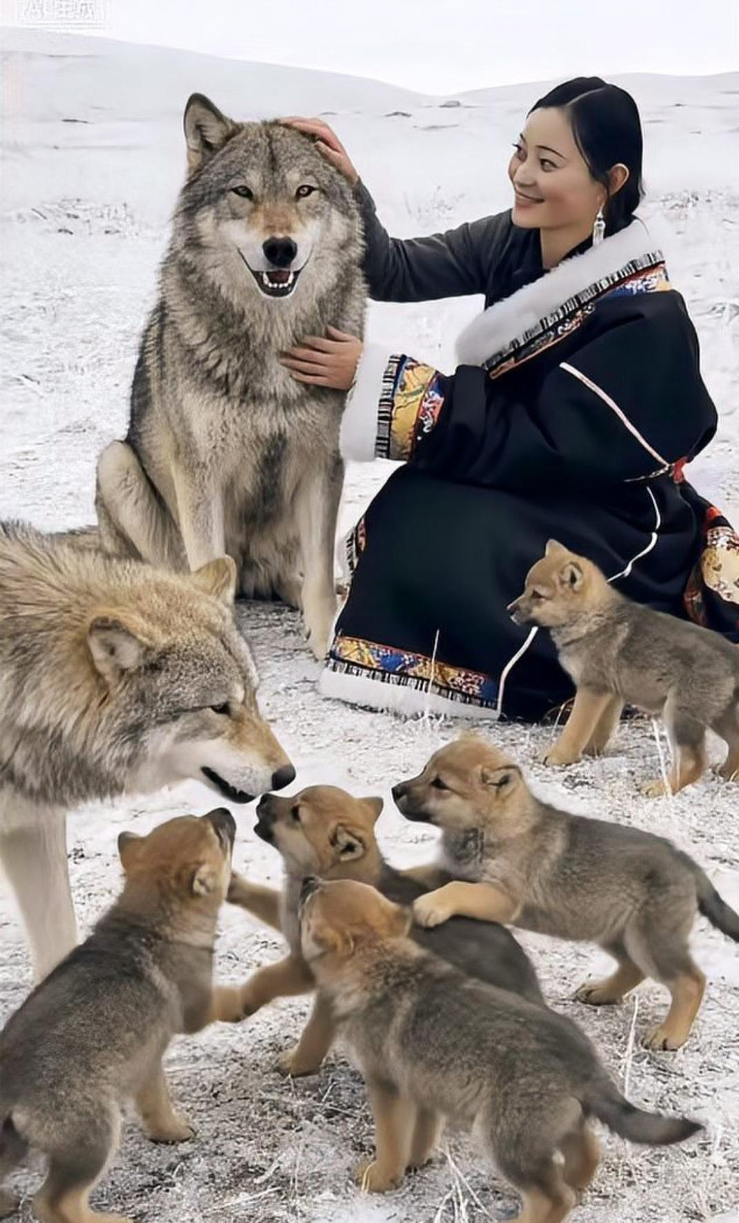 李微漪证实狼王格林已自然老去，这位“狼妈”与野狼格林的故事再次引发广泛关注。
李