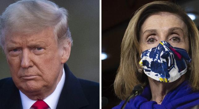 ”佩洛西与特朗普真是一对冤家对头，自从2017年特朗普担任总统至今，两人互怼就一