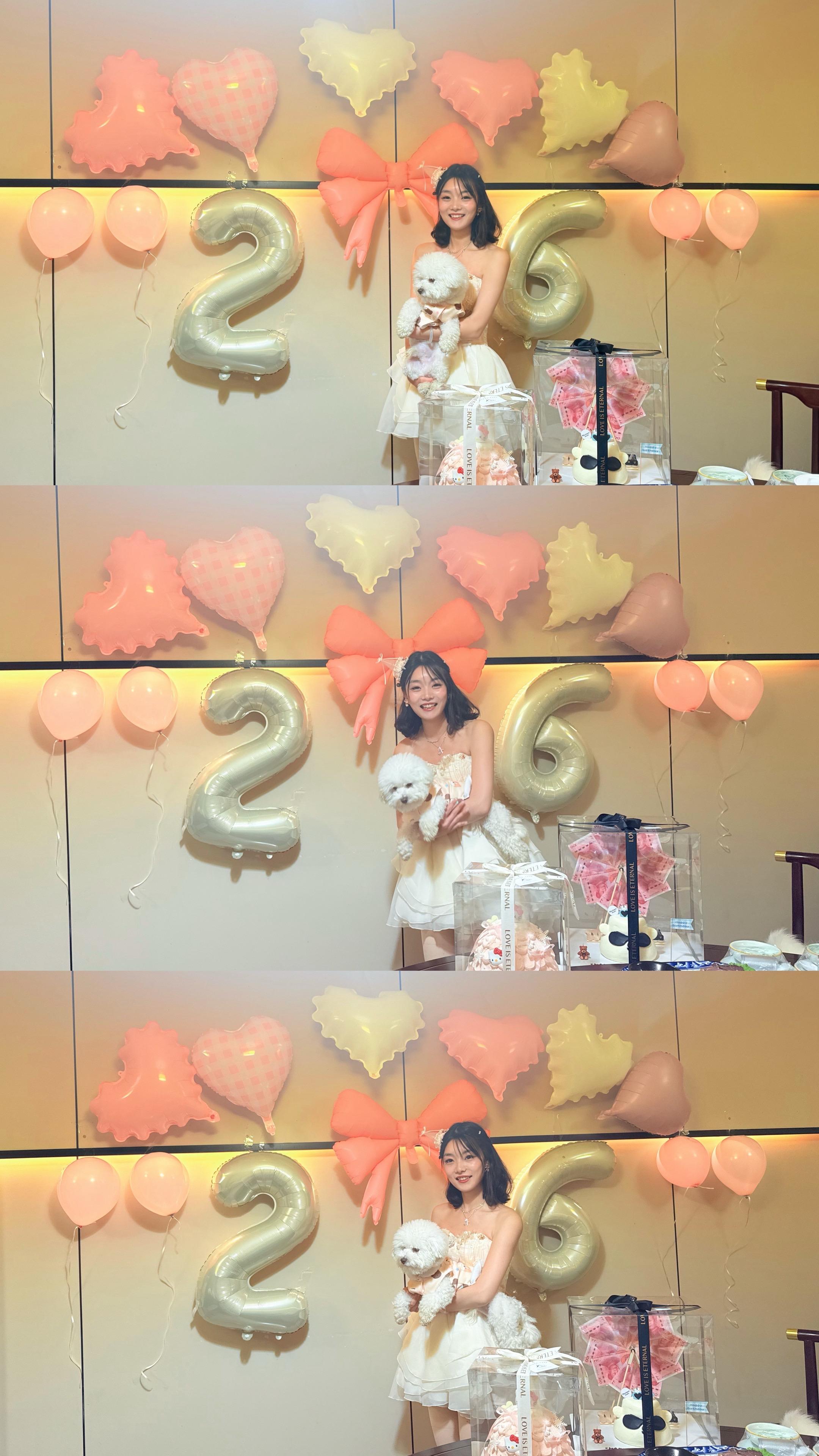 谢谢你们陪我过生日 开心🥳 今年多了小满🐶