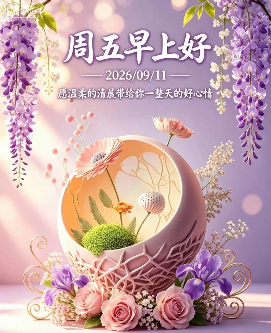 写文案[超话]周五愉快 日子在慢慢向前，事情会慢慢变好， 愿你的忙，不慌不忙， 