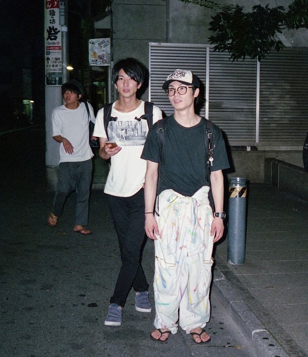 铃木浩文いよふみ⁡俳優 演劇 異様 なんか変な3人（笑） 昔の写真 