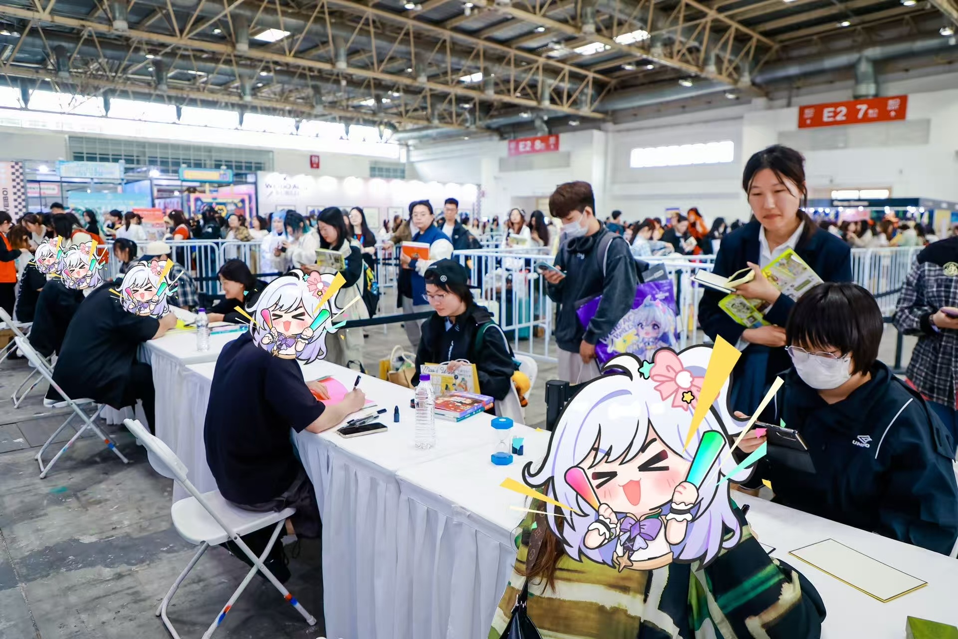 人人人幕星社签售人人人幕星社五位画师亮相WAW漫展！肉羊、麻尾、阿闷、时一二、布