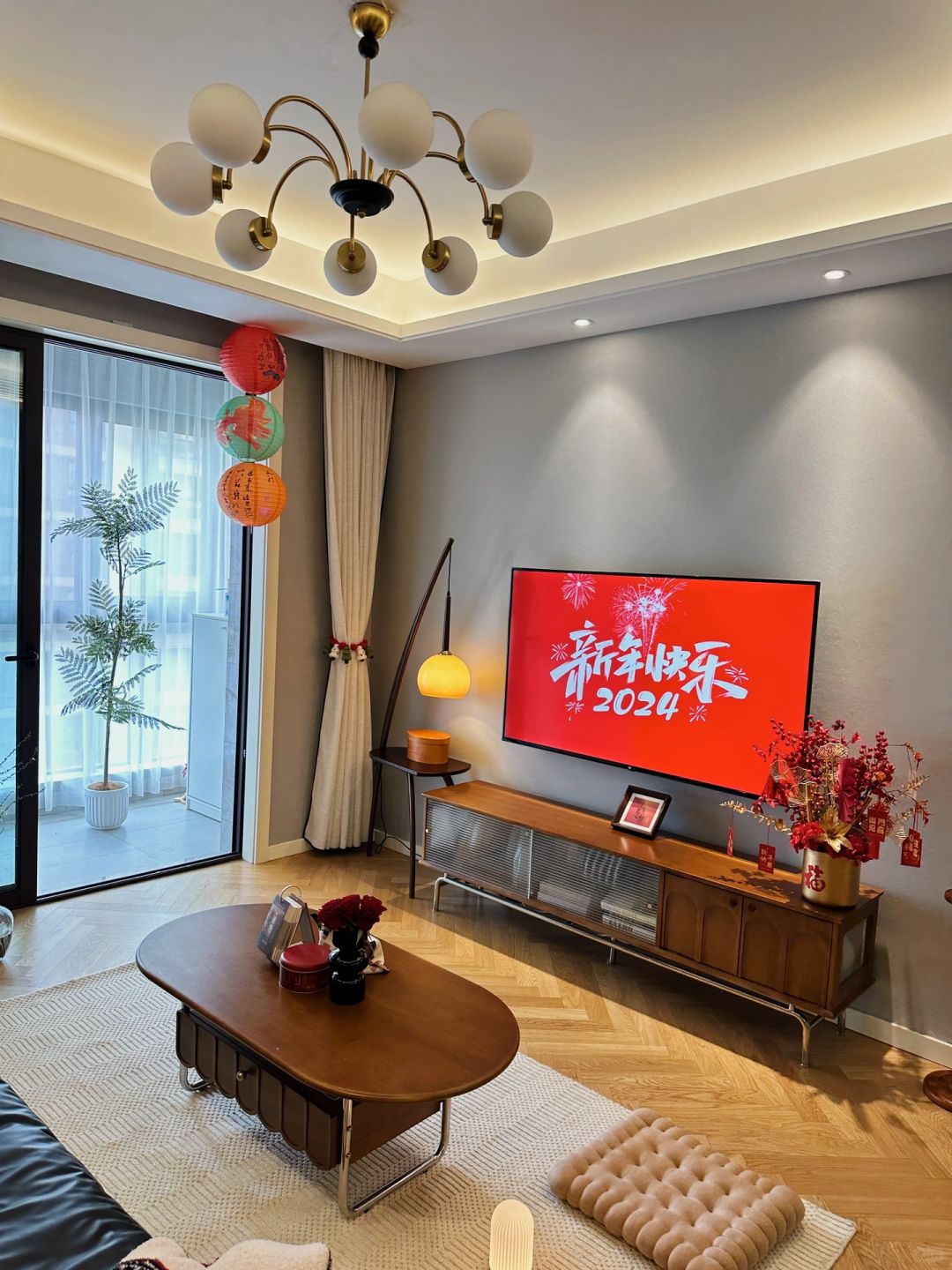 80平米小户型，开间3.4m竟然没打通阳台‼️