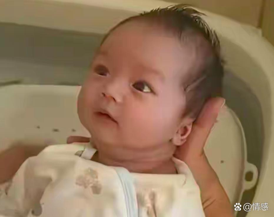 汪小宝满月照在全网萌炸了，爸爸说他是来报恩的，这句话一点没错 