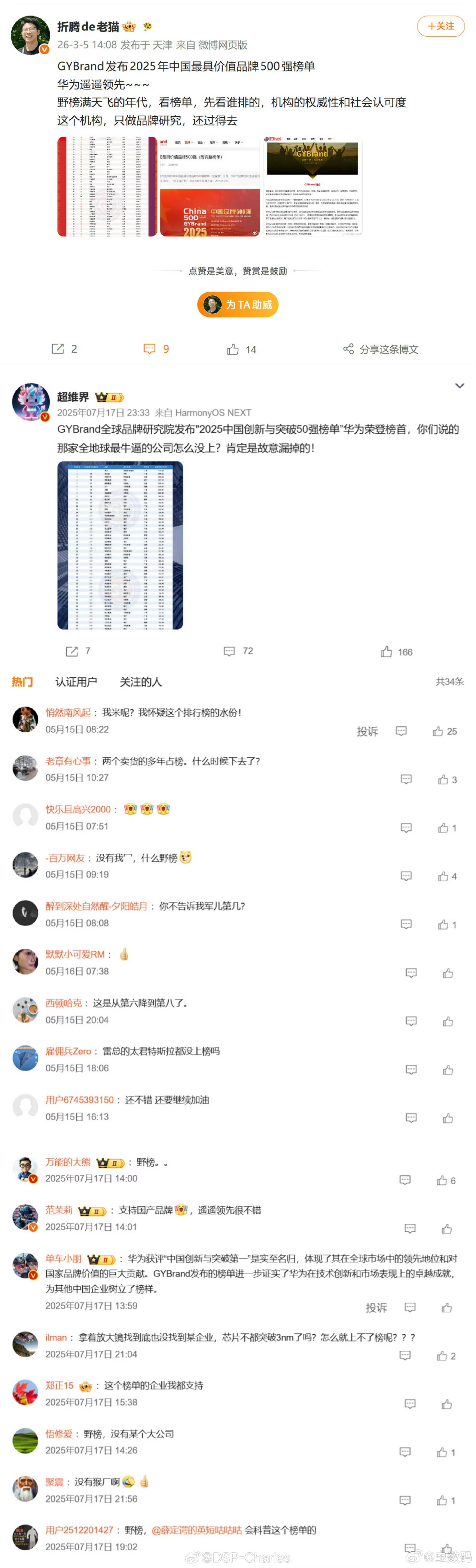 都是老套路了，利用虚假榜单，来拉踩国产品牌，好奇，这些人到底是为了一个什么样的目