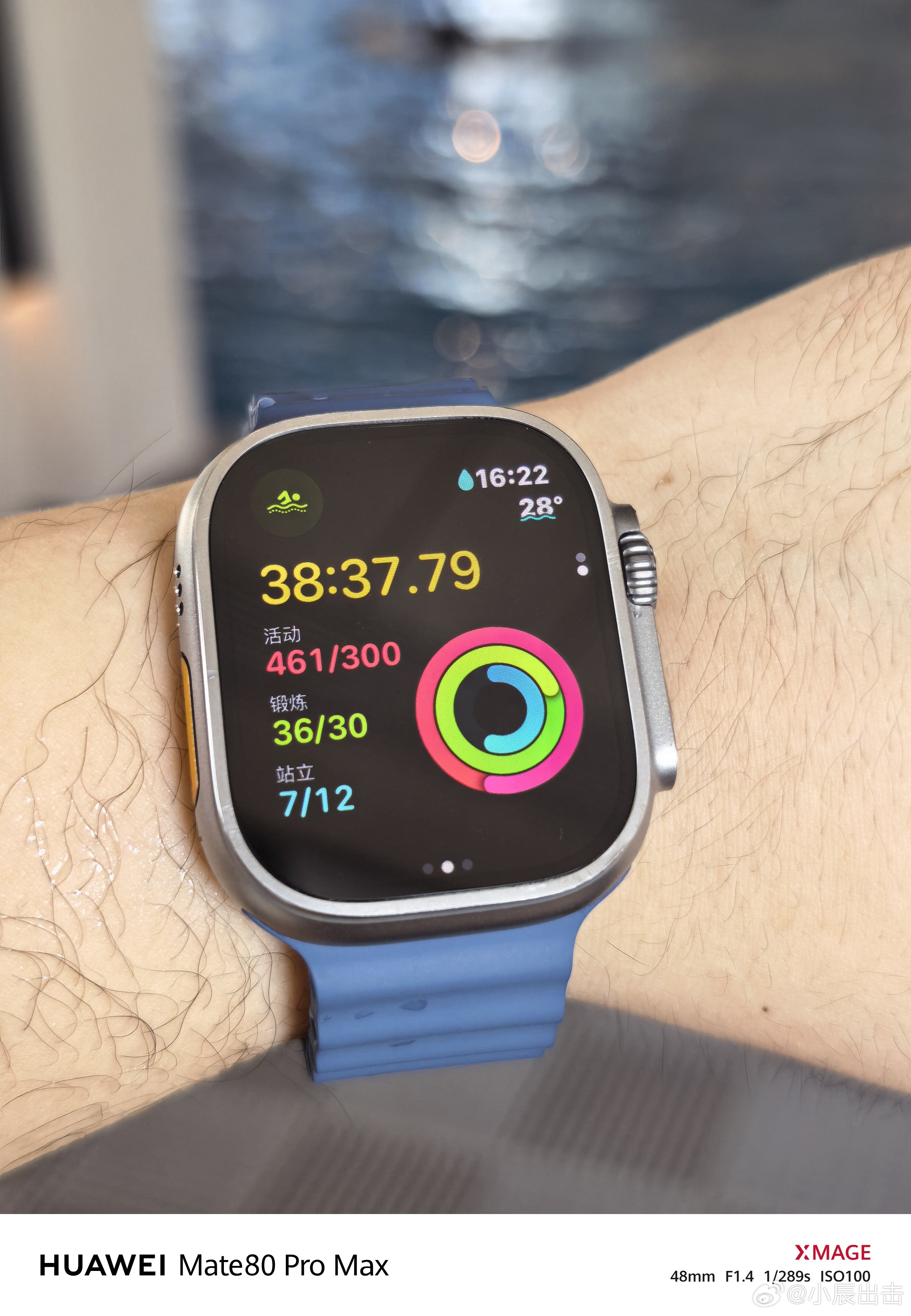Apple Watch Ultra记录游泳居然连心率都不显示找了半天都没看见哪能
