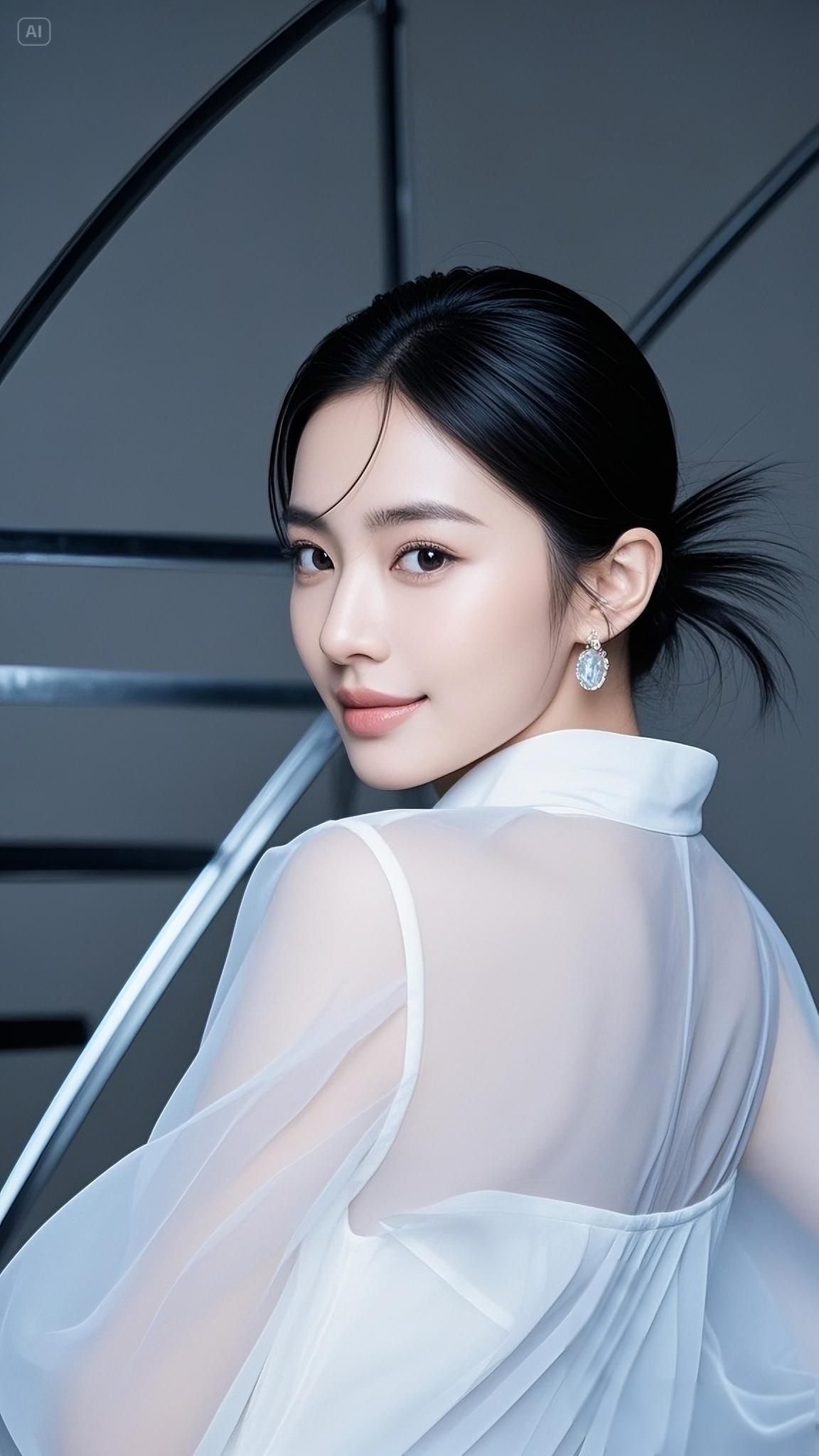 清新自然 ai写真 在自己的时光里 美女