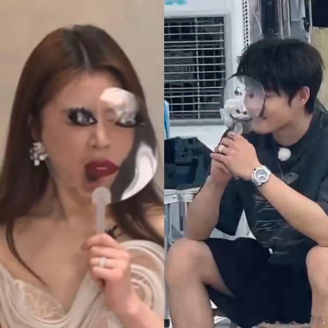 单依纯柯淳抽象到一起了哈哈哈哈哈这么抽象的扇子属实没想到还有第二把[允悲] ​​