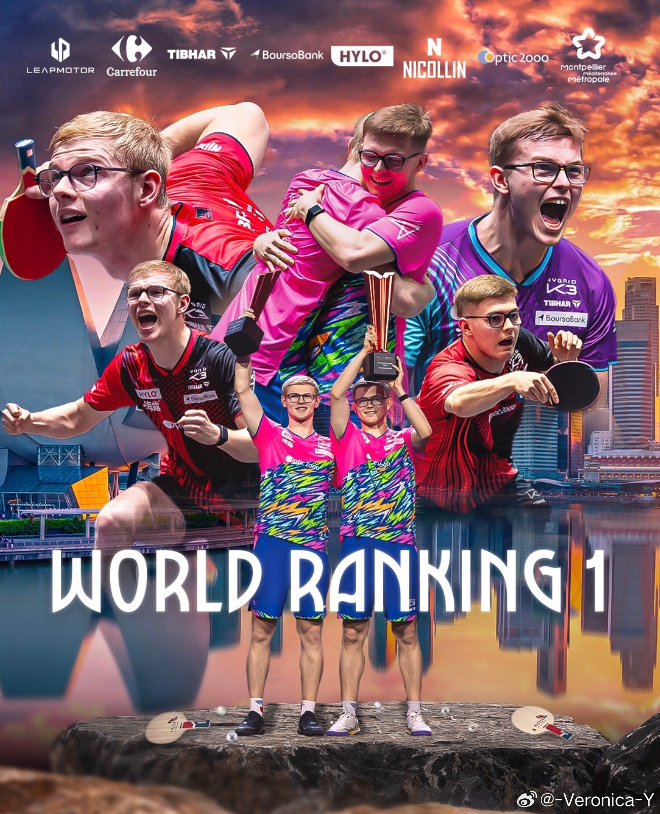 勒布伦兄弟再次荣登男双世界第一法国男队也有5人进入WR.25（F伦6 A伦14 