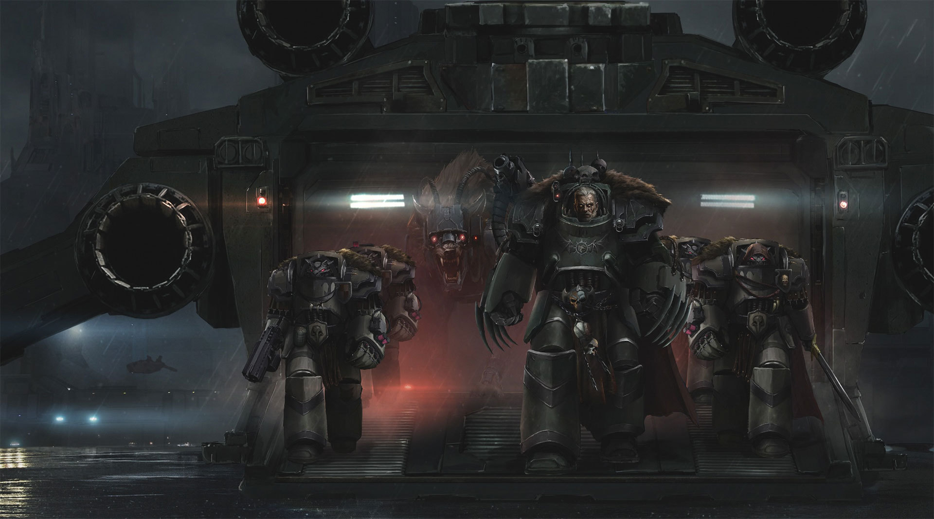 战锤40k 恐惧之狼by Richard Bagnall 