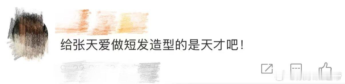 给张天爱做短发造型的是天才吧 谁没被张天爱的短发造型惊艳？《毕正明的证明》里，利
