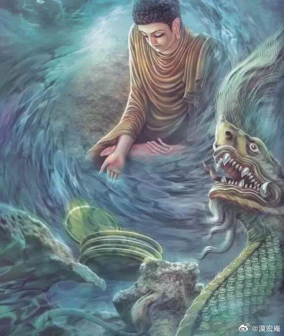 修行佛学文化  降伏魔军与魔女:魔王见此情形，既疑惑又恐惧，他自言自语的说道: 