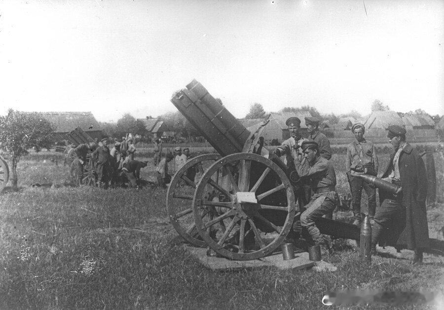 1920年红军在西布格河的炮兵阵地军事历史全触达