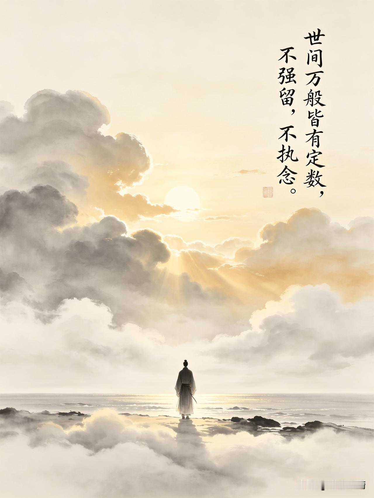 《心镜山河，一念三千；万象森罗，唯心所现》

风幡不动心自动，山河无色念有色；
