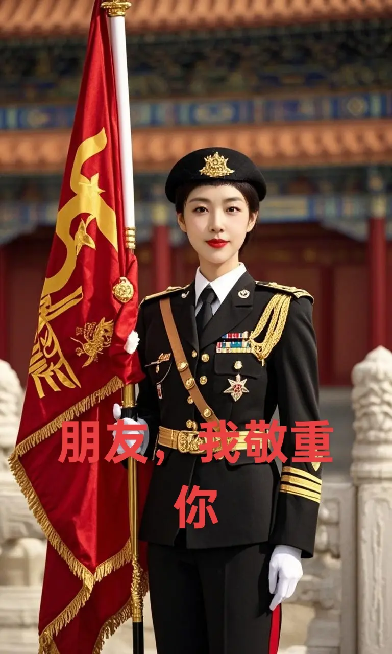 AI守护国旗英姿