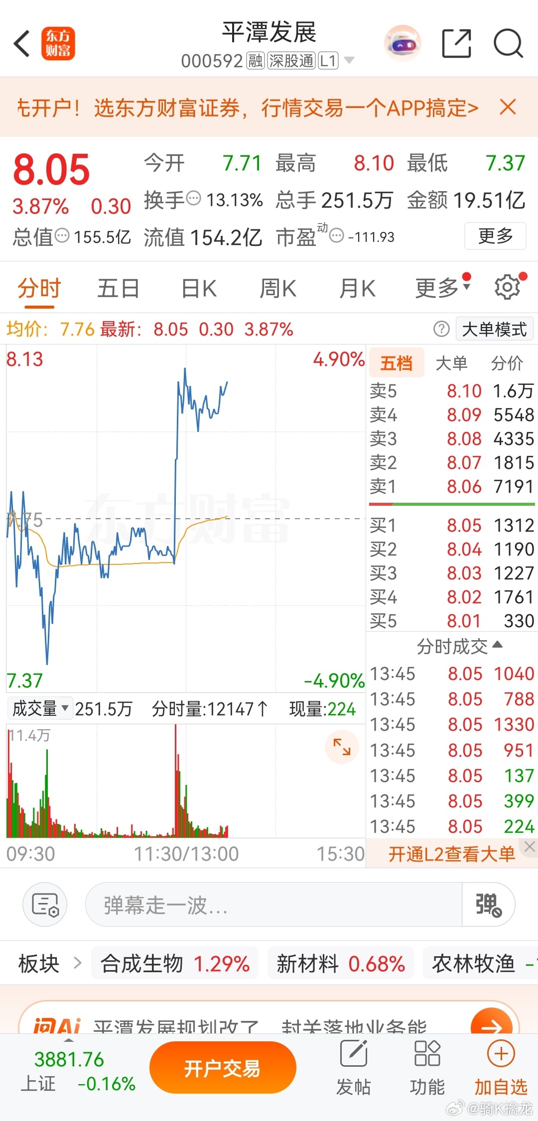 兄弟们，果然是这样，刚离场就迎来拉升。之前选择离场，是按自己的交易标准做的取舍，