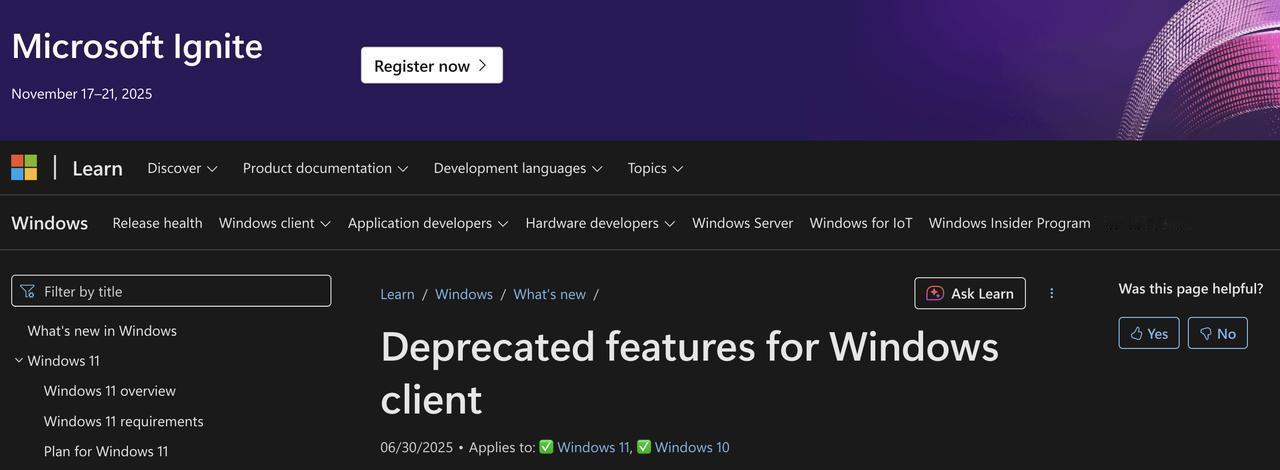 PowerShell 2.0 彻底退役，微软从 Windows 11 Canar