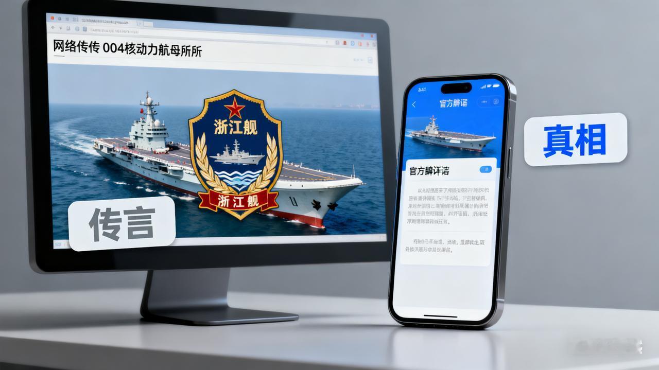 离谱！004核动力航母命名叫浙江舰？到底是真是假？
 
近日，“004核动力航母
