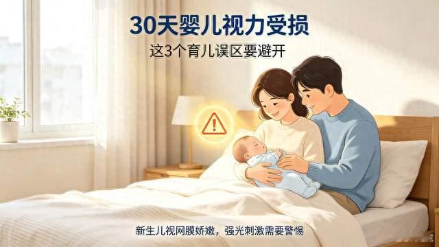 30天婴儿视力受损，这3个育儿误区要避开，别因无知伤害宝宝