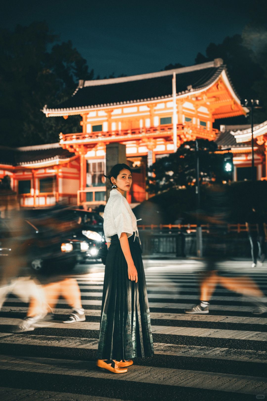 夜游“八坂神社”⛩️总结了这4⃣️个电影感机位！