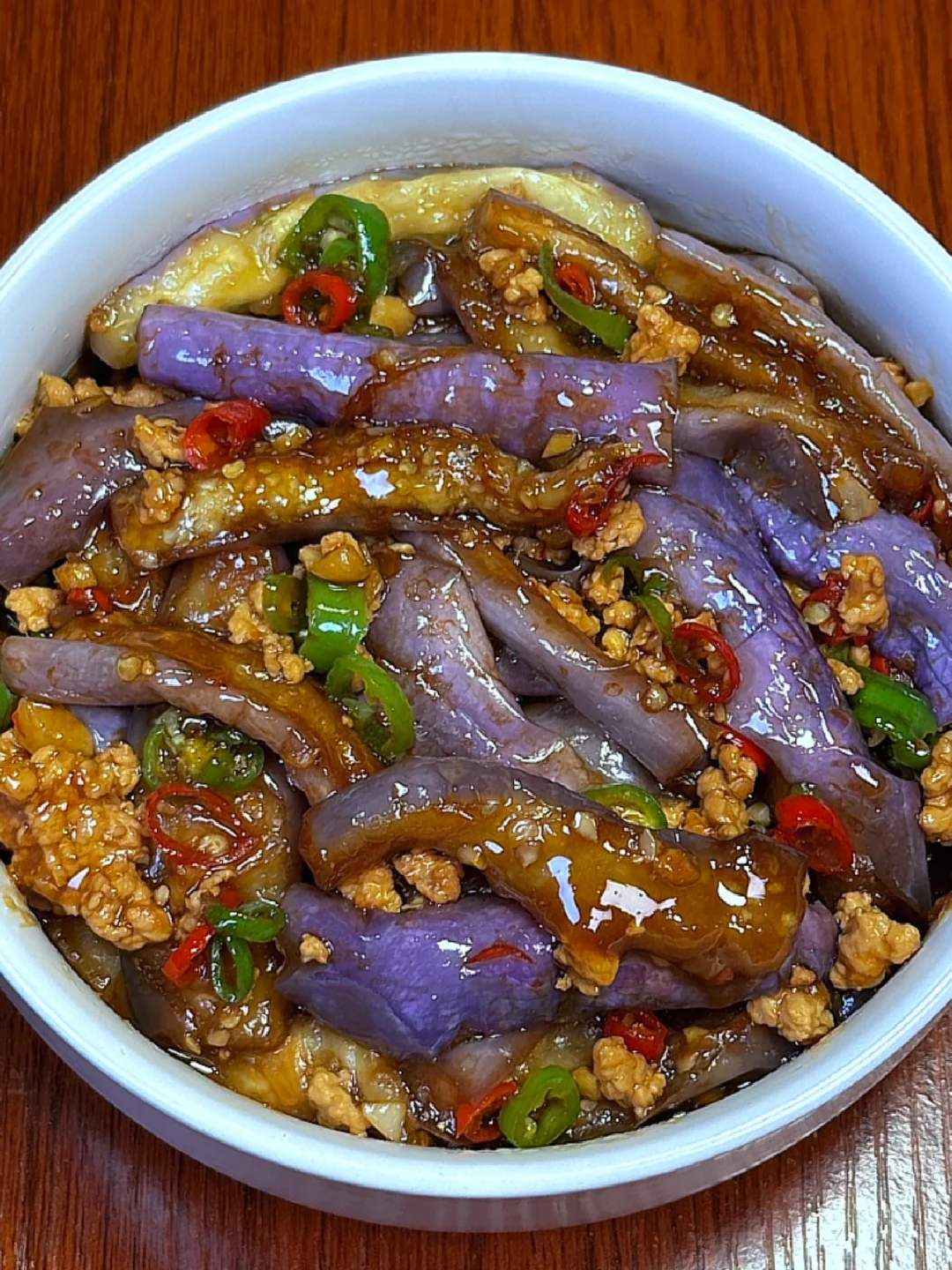 这肉末茄子🍆配馒头简直太香了❗️巨下饭