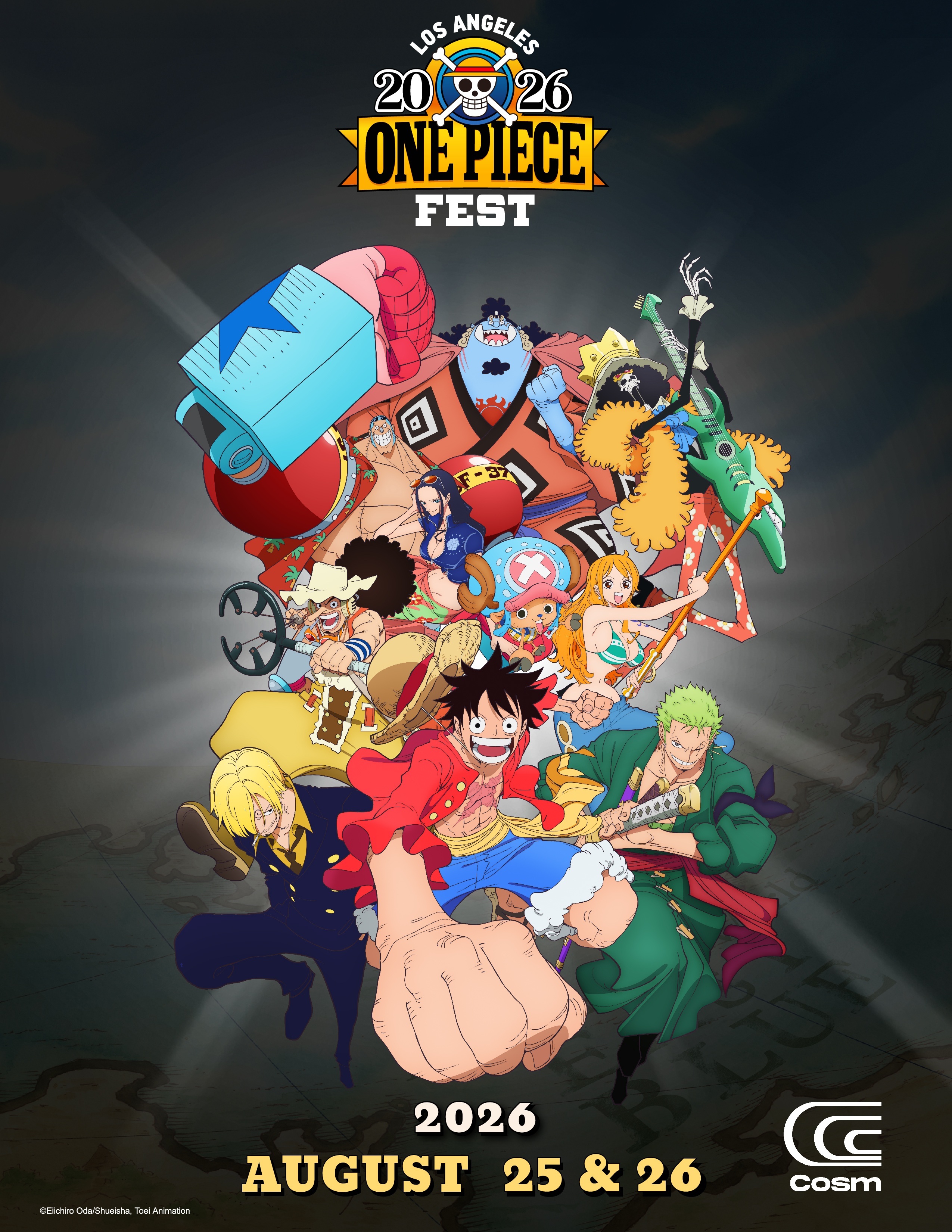 海贼王官方宣布：首届ONE PIECE Fest即将启航，登陆洛杉矶Cosm！举