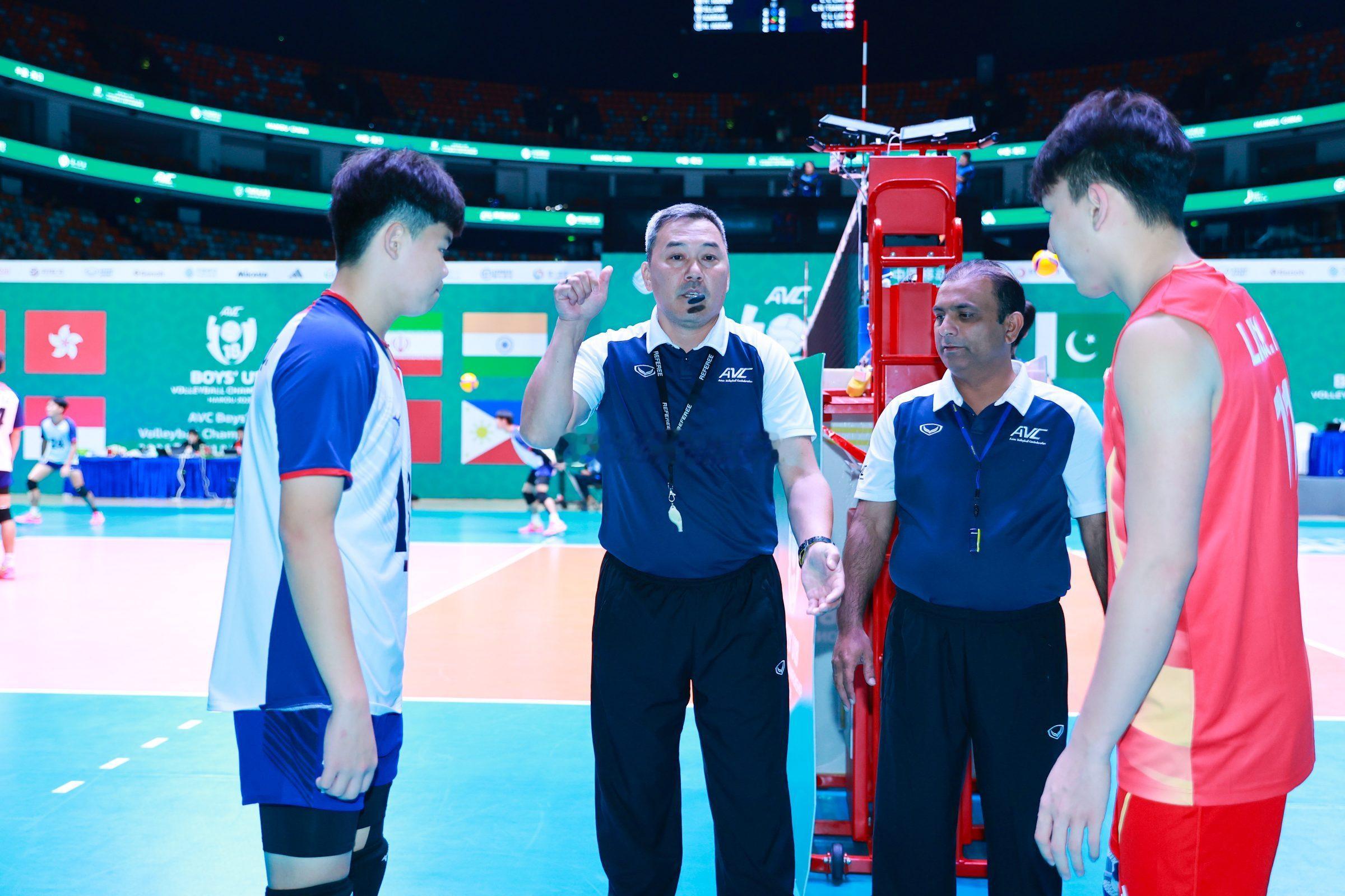 2026年U18亚洲男排亚锦赛三四名决赛中国男排vs中国台北男排第一局：25-2