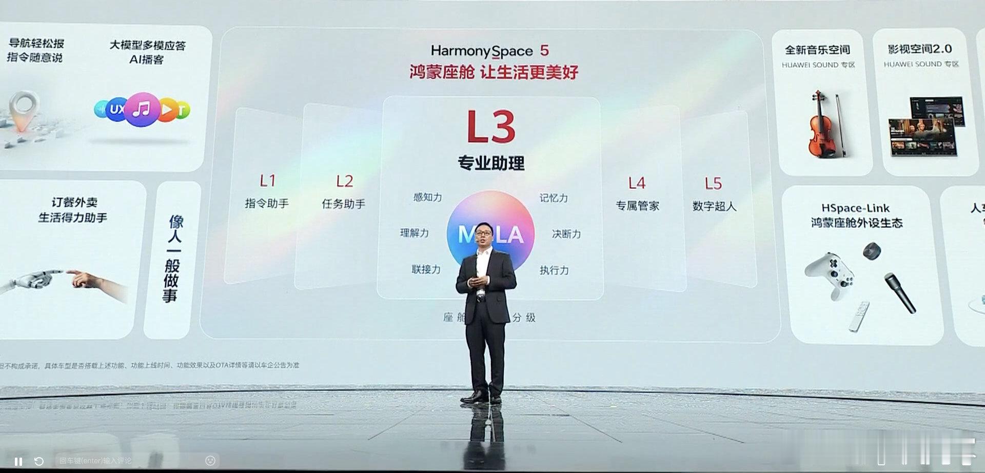 HarmonySpace 5现在直接跳级到L3“专业助手”时代，全新MoLA的架