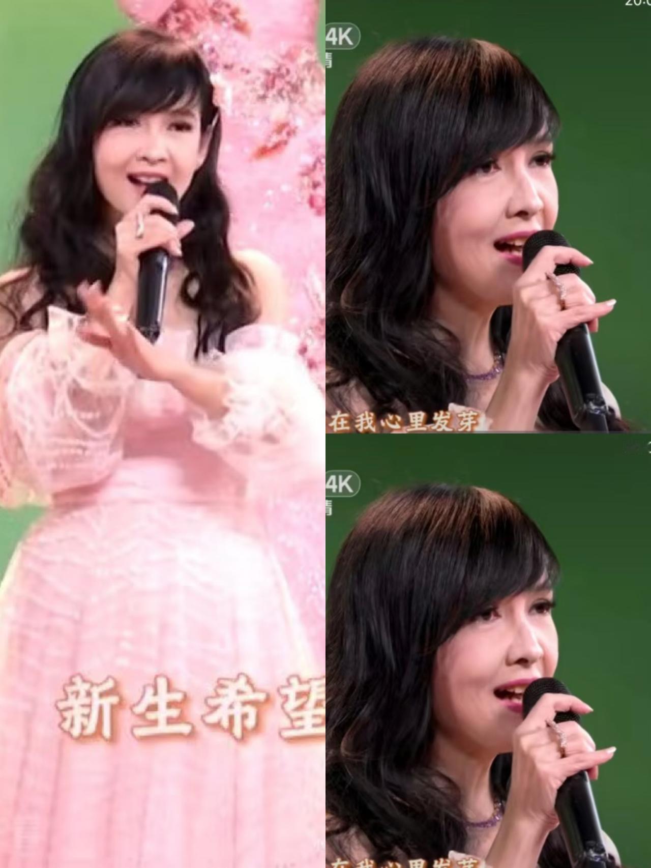 周慧敏可以变老，

​​也可以发福。

​​但是我真的接受不了，她在春晚的这个造