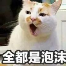 定了个大泡沫，顶！