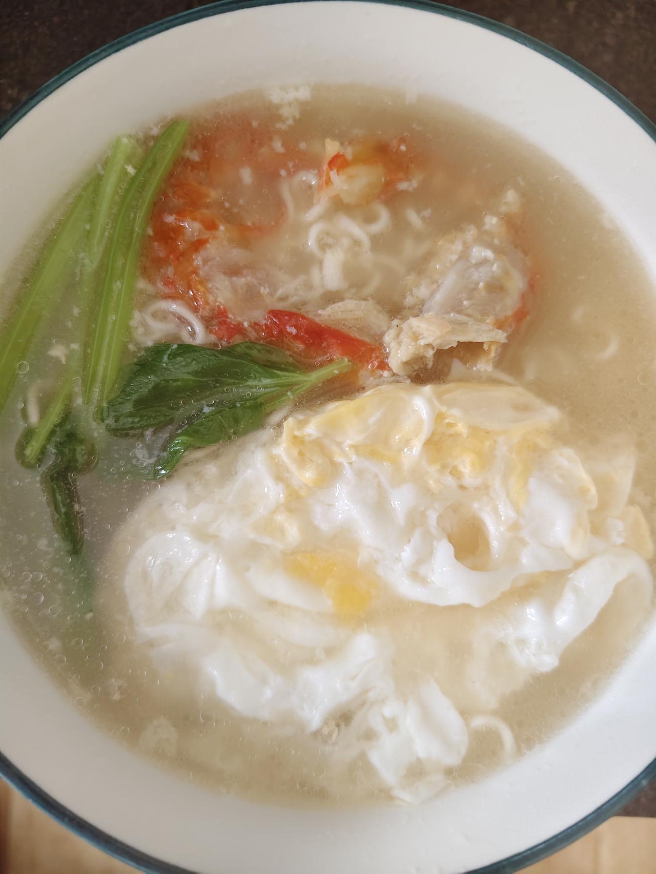 今日午餐鸡蛋面~