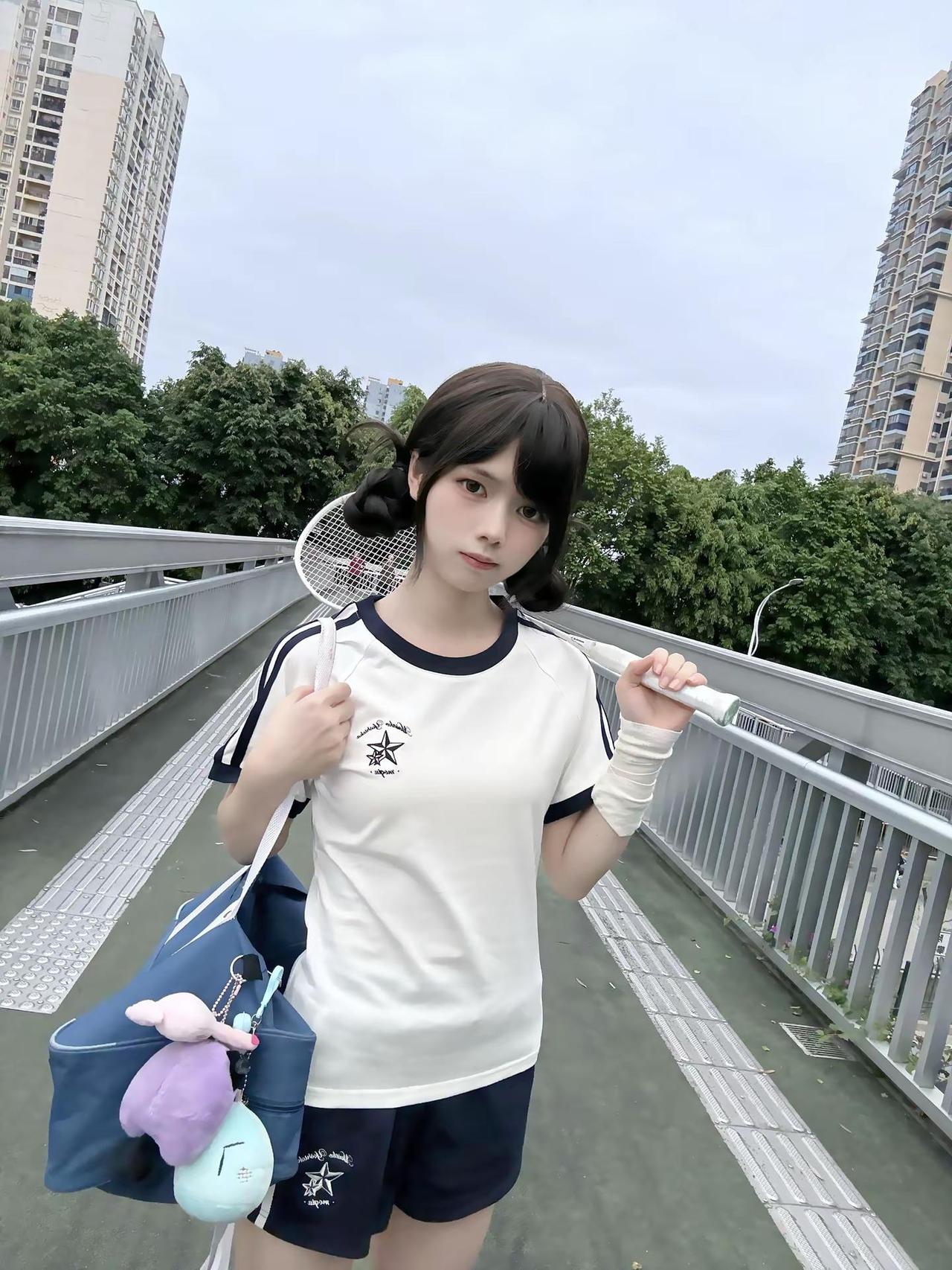 夏天到了 该穿体操服 运动风穿搭 短裤搭配