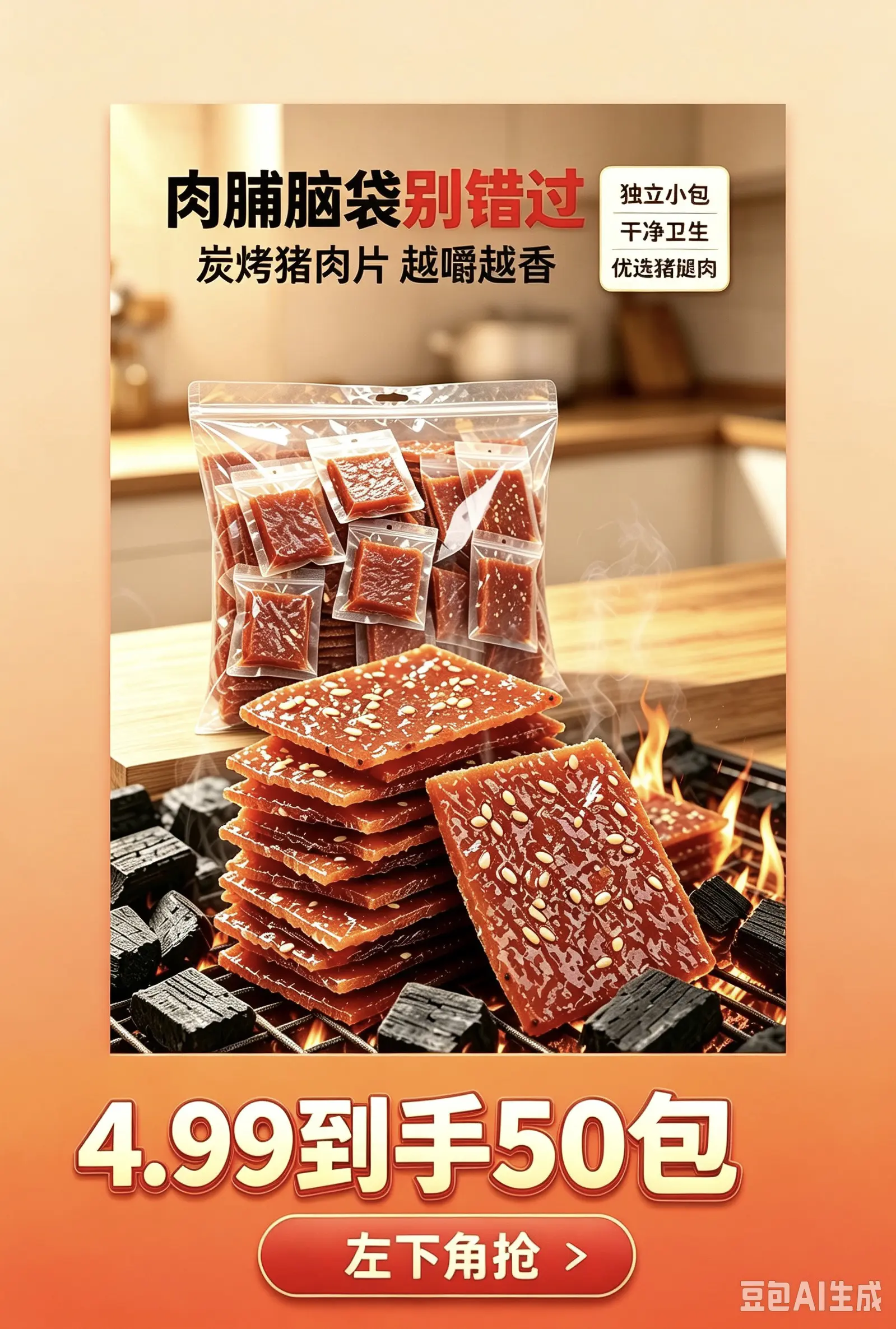 便宜量大，好吃不贵的猪肉脯