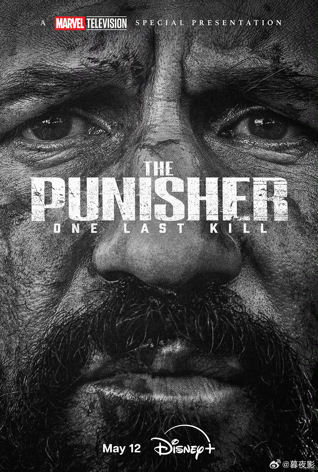 罚叔回归！惩罚者特别集《惩罚者：最后一击》发布首款海报！！将于5月12日迪士尼+