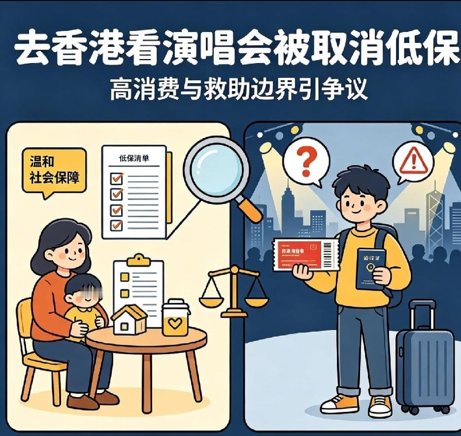 太搞笑了，女孩去香港看场演唱会回来，低保被村里取消了。

她奶奶哭得鼻涕一把泪一
