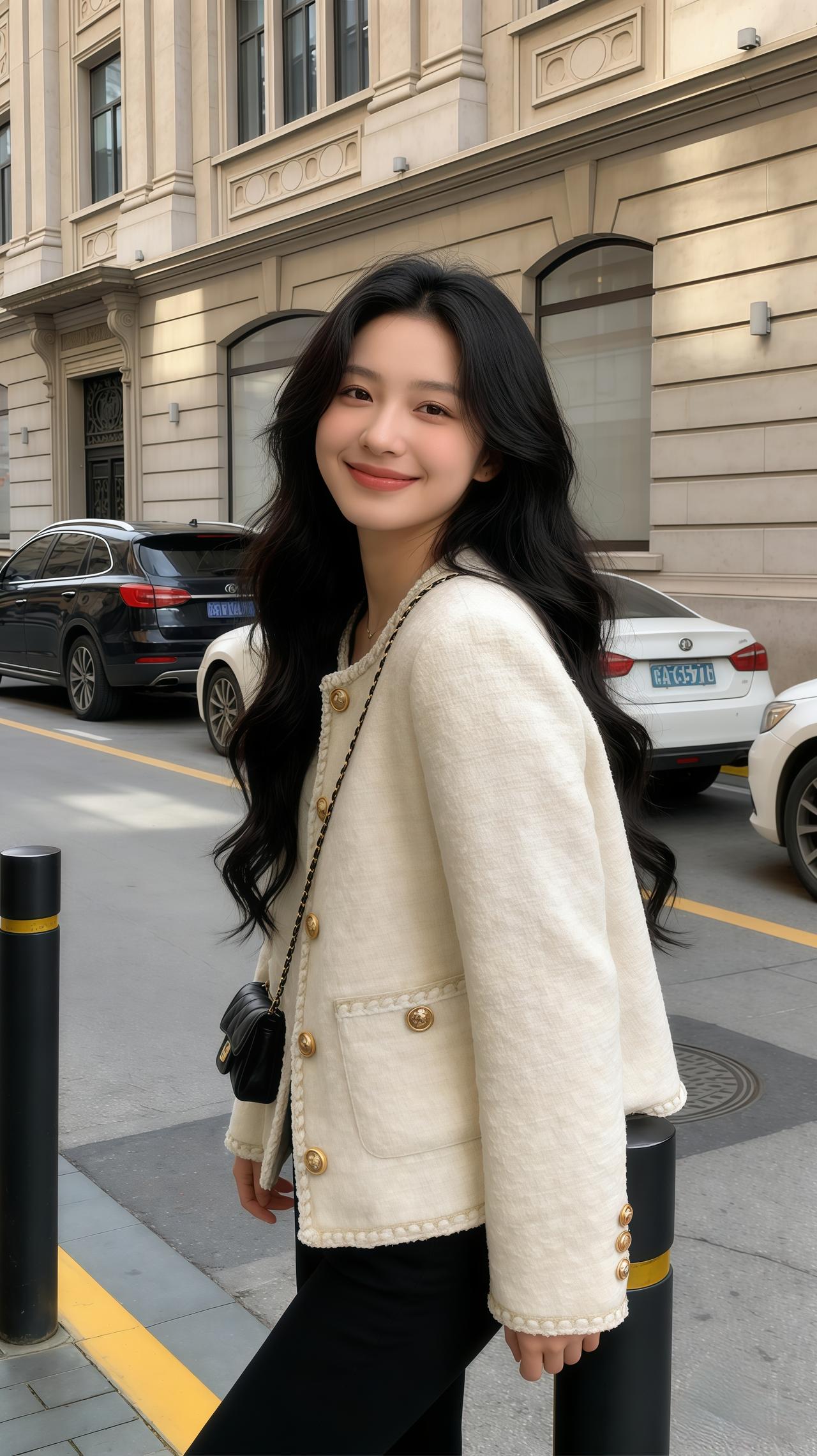 我的春日穿搭look 这是春日look天花板吧 小香风外套 穿搭韩系穿搭