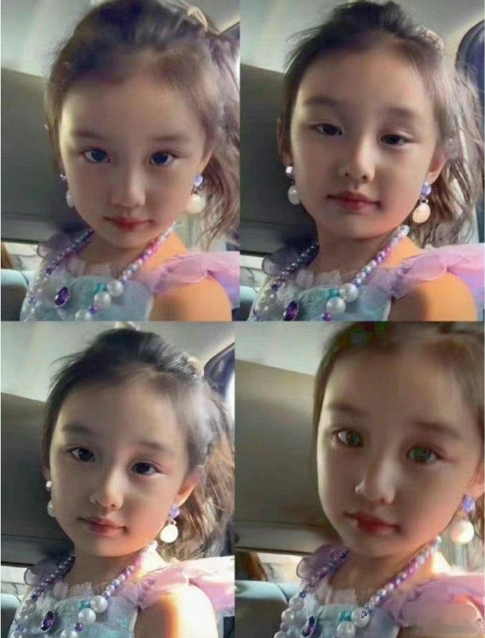 杨幂的女儿小糯米长大啦，长得真漂亮，像妈妈一样美 