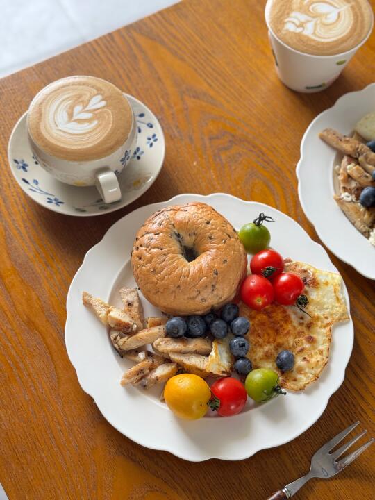 早餐日记早餐拼盘