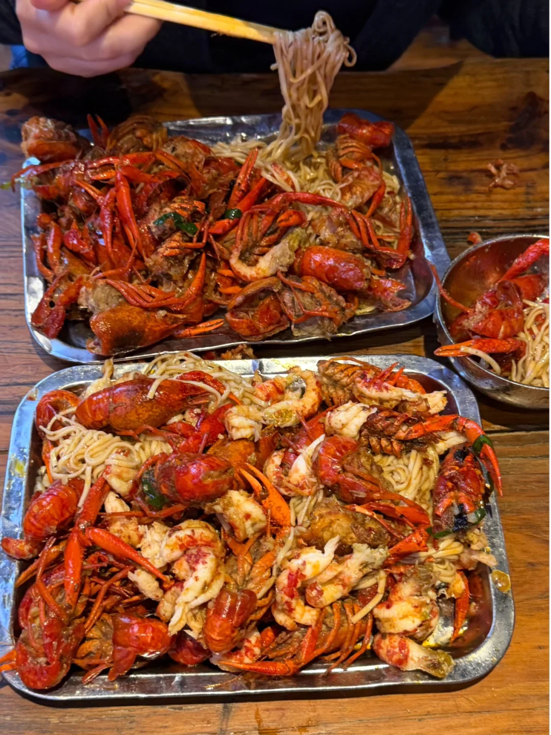 终于吃了株洲好吃的龙虾拌面，好吃哭了😭