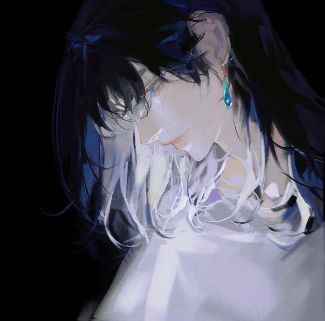 忧郁动漫男头｜回忆♡思い出 