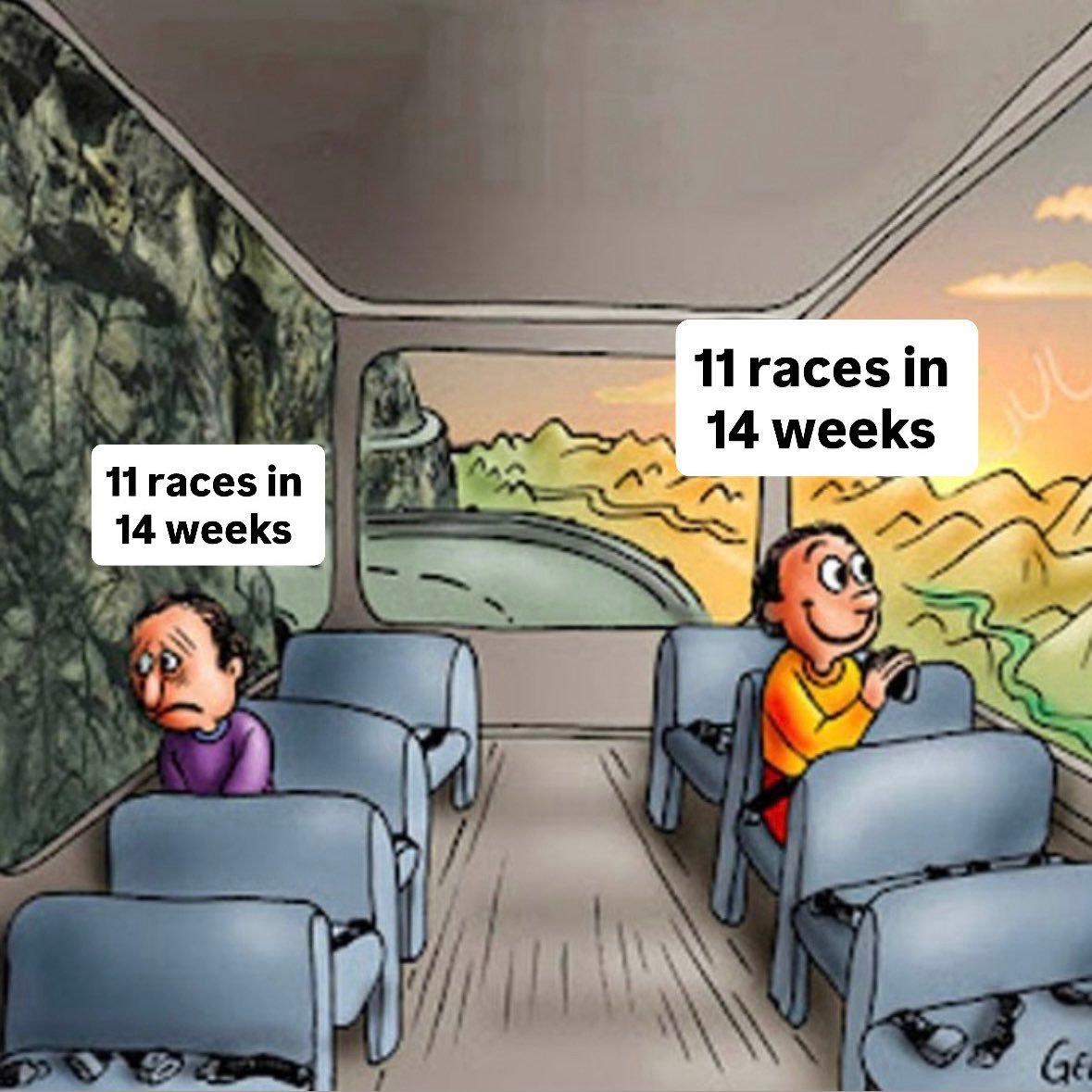 从本周意大利站开始，F1要在14周内迎来11场比赛（可能是10场）！！！开快车意