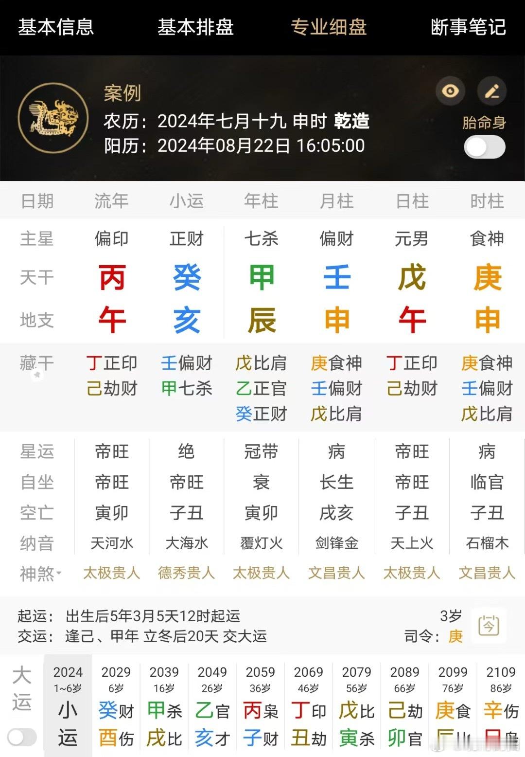 justin bieber贾斯汀比伯儿子jack八字甲辰 壬申 戊午 庚申这个盘
