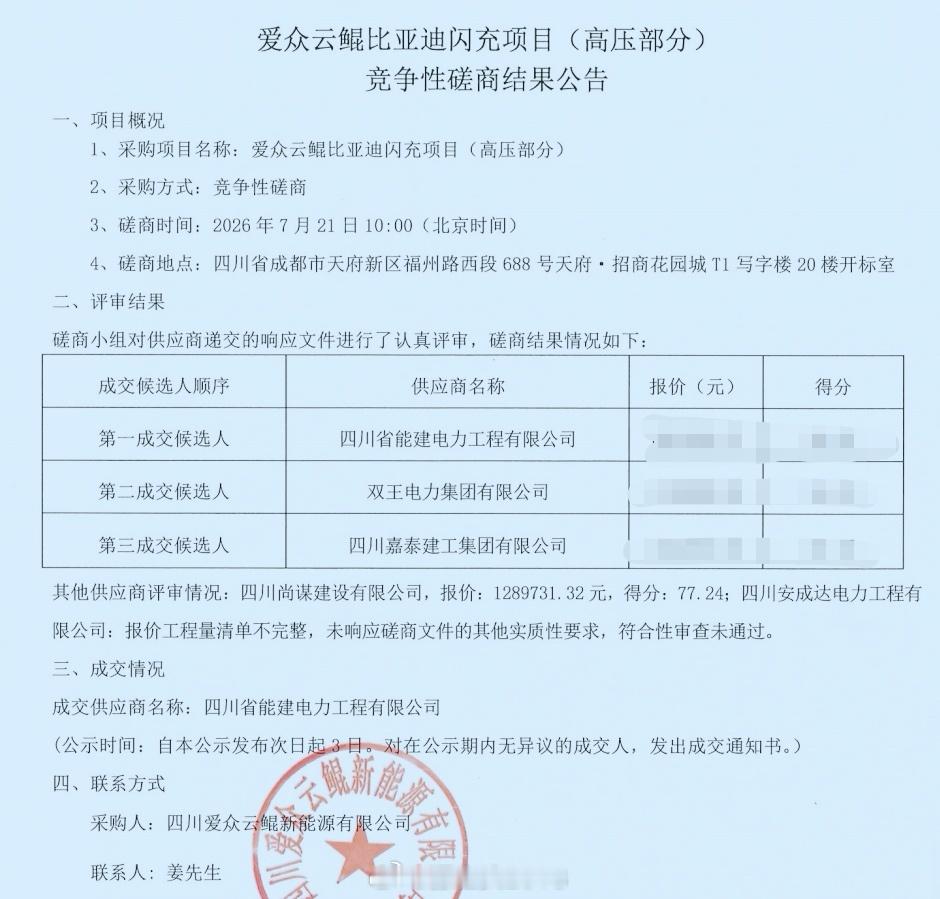 又一家国资充电运营商加入闪充生态，覆盖川渝市场！注：本项目包括5座闪充站、10个