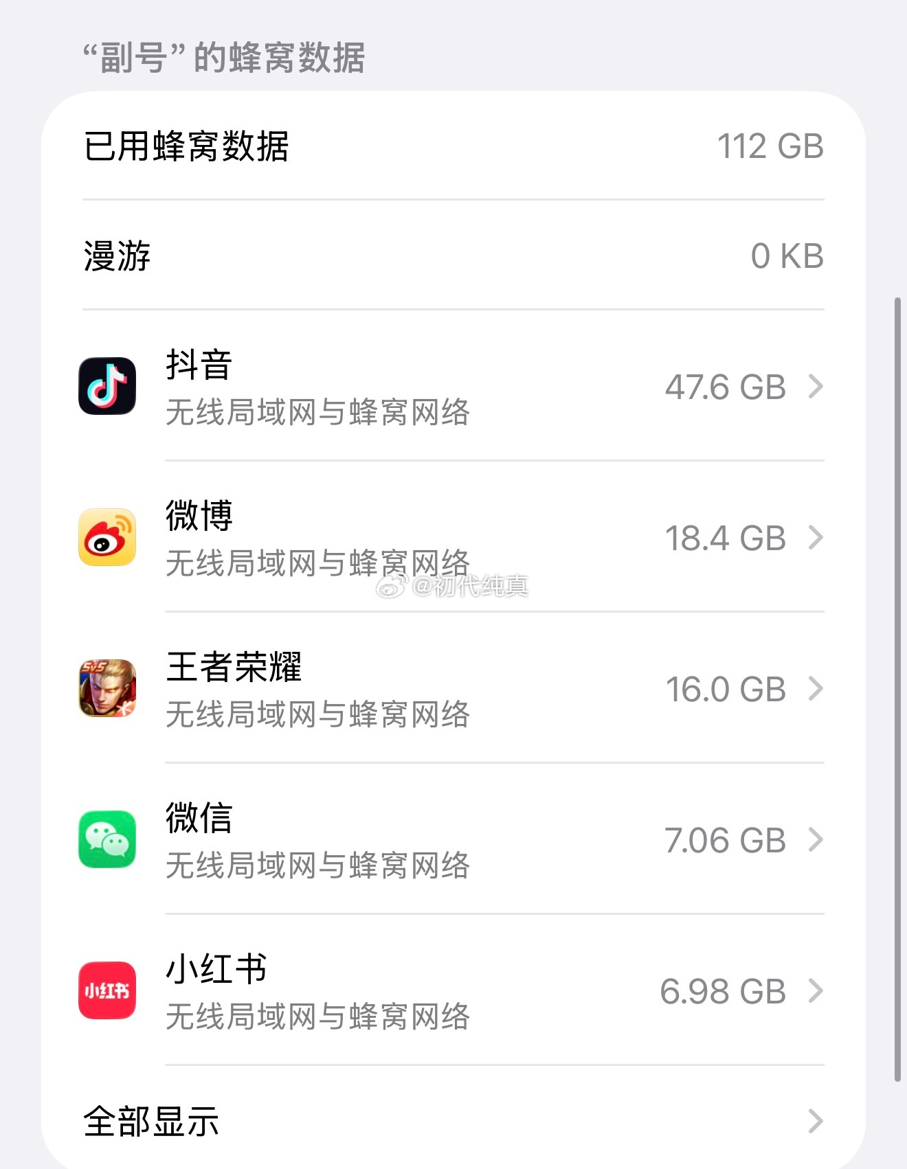 一个月能用这么多流量也是非常厉害了👍🏻 