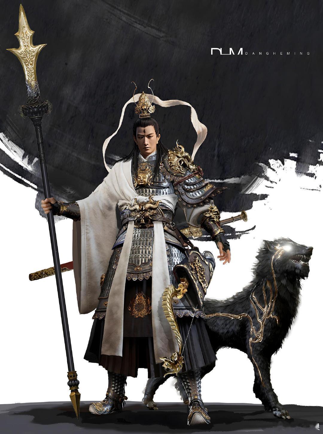 这样的二郎神，配在你的心趴上吗？ps:重新设计了二郎神盔甲，配了把金弓银弹，换了