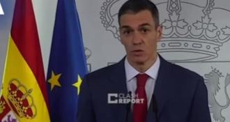 【西班牙首相警告美国不要将盟友拖入另一场中东战争。】 佩德罗·桑切斯回忆说，23