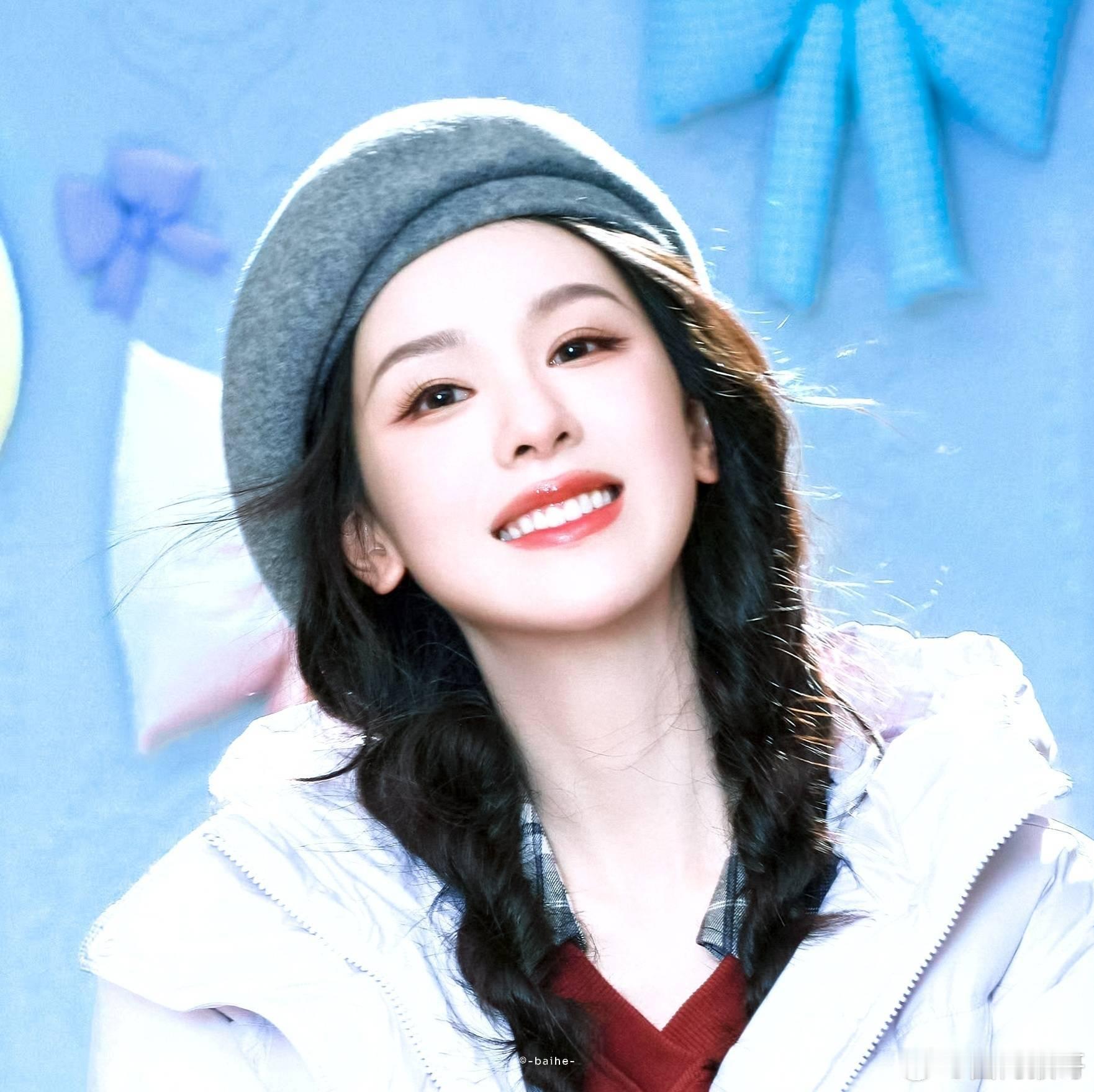 陈都灵这张图好漂亮啊，明眸皓齿的满分女