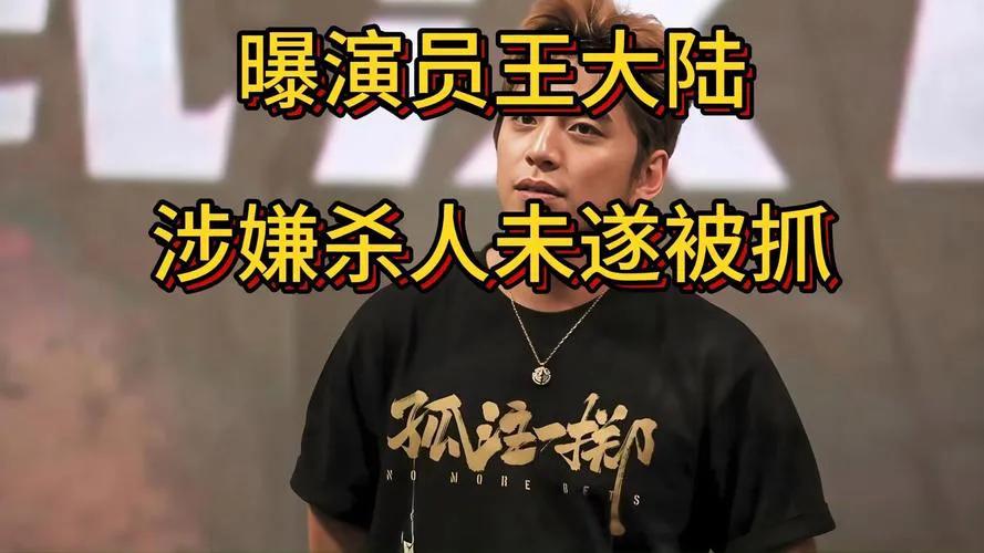 王大陆涉嫌杀人未遂案震惊娱乐圈，公众形象一落千丈

2025年3月4日，一则令人