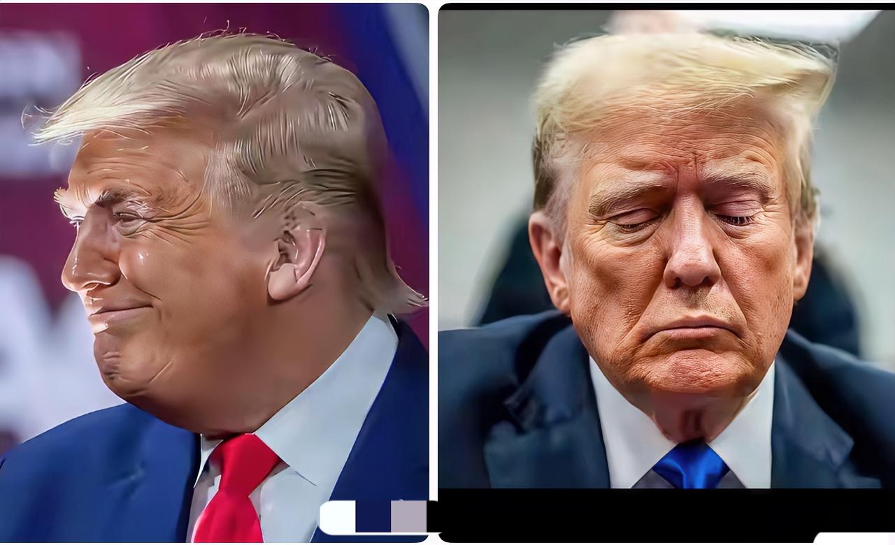 瞧瞧这对比，左边拿下委内瑞拉的特朗普意气风发，右边美伊大战十天后的他却进退维谷。