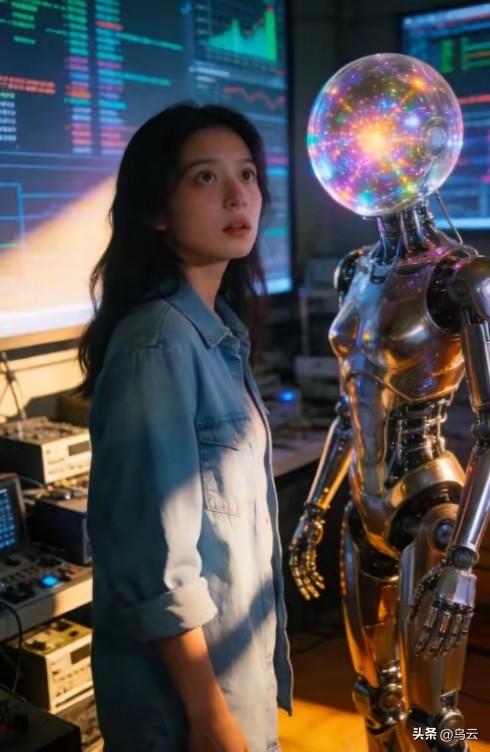 刚看到一个新闻，
我后背突然一凉。
​人民日报请全国人民给AI起中文名字，说真的